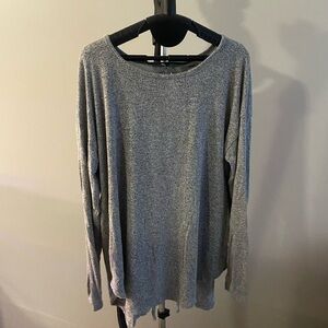 Aerie Gray Long Sleeve Tee